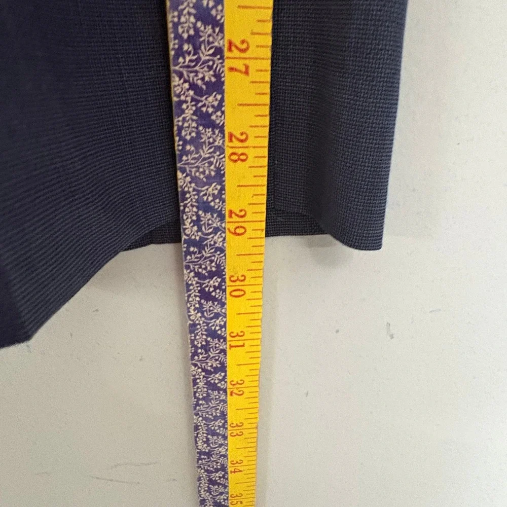 Banana Republic Mens Blue 100% Wool Tailored Slim Fit Trouser Dress Pants 36x30